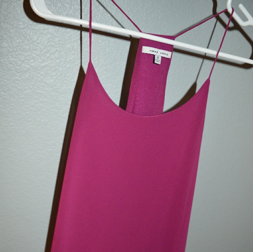 Magenta summer dress